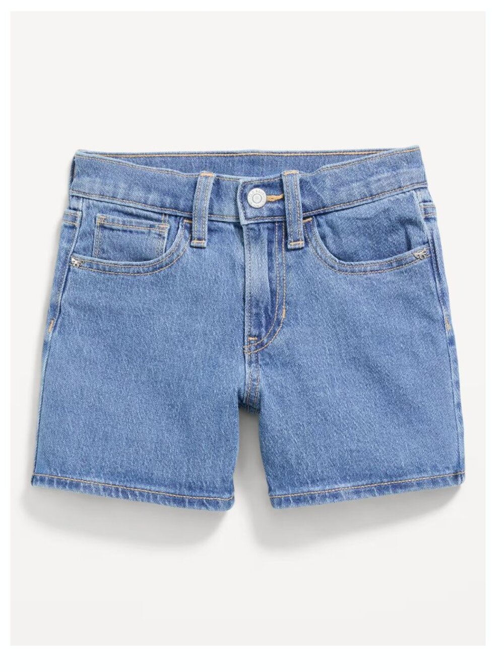 High-Waisted Jean Midi Shorts for Girls Old Navy 7